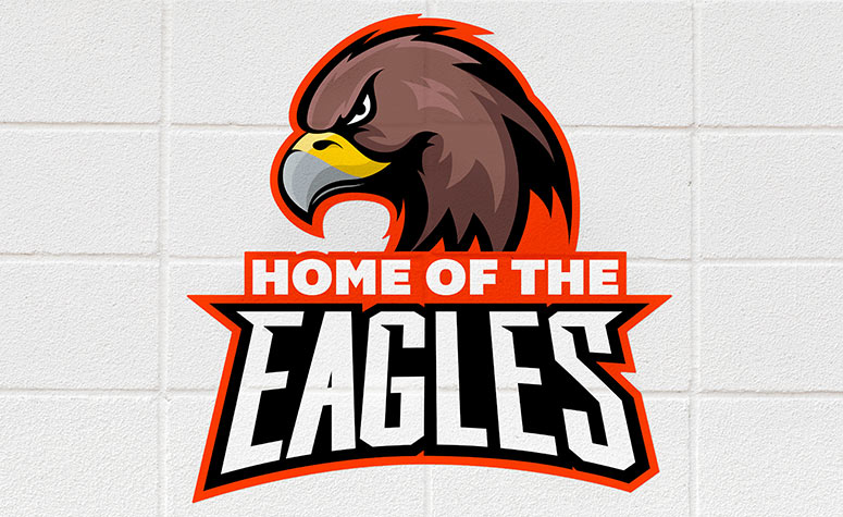 Outdoor Wall Decals School Mascott