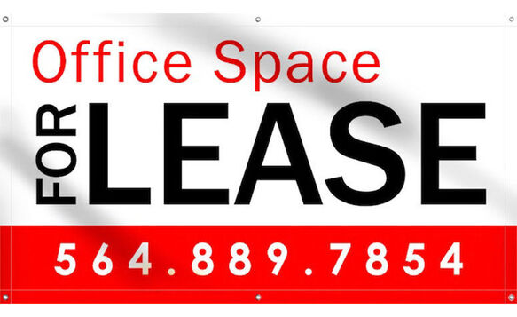 For Lease Vinyl Banner
