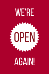 We Are Open 24x36