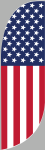 American Flag Vertical - S